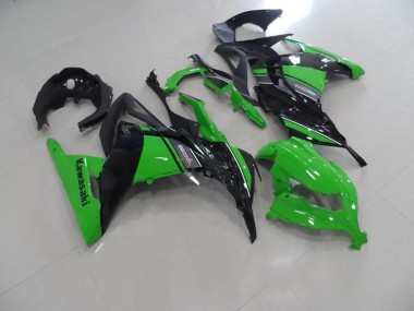 Preto Verde Carroçaria Moto Kawasaki ZX 300R 13-16