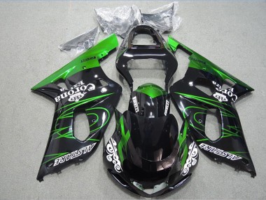 Preto Verde Corona Extra Carenagem Moto Suzuki GSXR 600 K1 K2 K3 01-03
