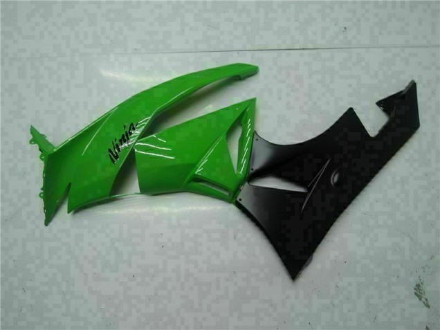 Preto Verde Injeção Kit Carenagem Kawasaki ZX6R 09-12 Preto Verde Injeção Kit Carenagem Kawasaki ZX6R 09-12