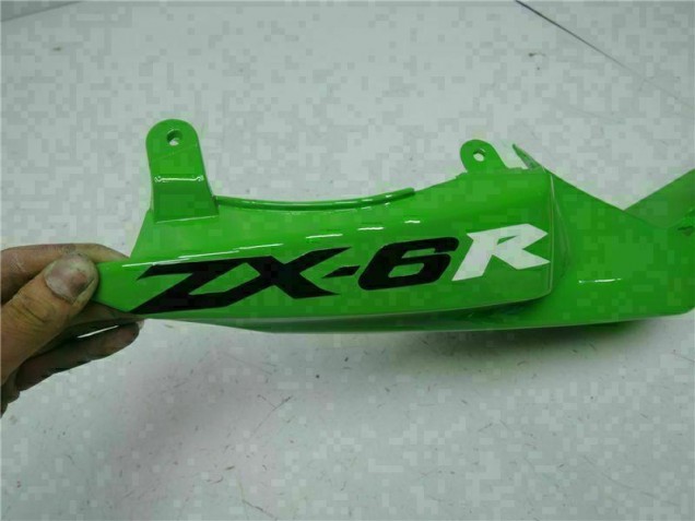 Preto Verde Injeção Kit Carenagem Kawasaki ZX6R 09-12 Preto Verde Injeção Kit Carenagem Kawasaki ZX6R 09-12