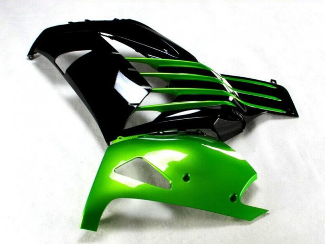 Preto Verde Kit Carenagem Moto Kawasaki ZX14R ZZR 1400 12-21 Preto Verde Kit Carenagem Moto Kawasaki ZX14R ZZR 1400 12-21
