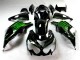 Preto Verde Kit Completo Carenagem Moto Kawasaki EX250 08-12 Preto Verde Kit Completo Carenagem Moto Kawasaki EX250 08-12