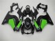 Preto Verde Kits Carenagem Moto Kawasaki EX250 08-12 Preto Verde Kits Carenagem Moto Kawasaki EX250 08-12