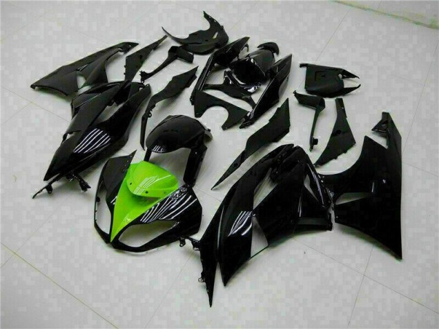 Preto Verde Kits Carenagem Moto Kawasaki ZX6R 09-12 Preto Verde Kits Carenagem Moto Kawasaki ZX6R 09-12