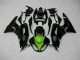 Preto Verde Kits Carenagem Moto Kawasaki ZX6R 09-12 Preto Verde Kits Carenagem Moto Kawasaki ZX6R 09-12