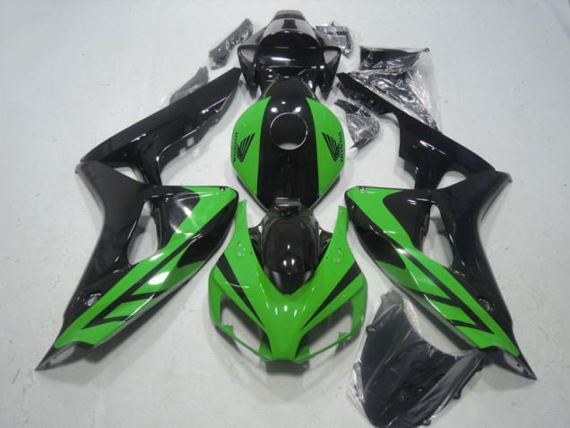 Preto Verde Kits Completo Carenagem Moto Honda CBR 1000RR 06-07 Preto Verde Kits Completo Carenagem Moto Honda CBR 1000RR 06-07