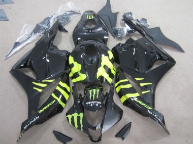 Preto Verde Monster Carenagem Moto Honda CBR 600RR 09-12