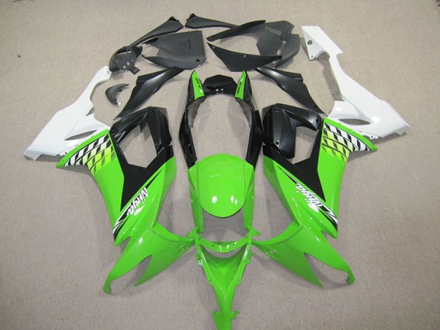 Preto Verde Ninja Carenagem Moto Kawasaki ZX10R 08-10 Preto Verde Ninja Carenagem Moto Kawasaki ZX10R 08-10