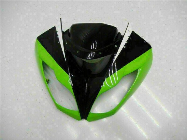Preto Verde Vermelho Carenagem Moto Kawasaki ZX6R 09-12 Preto Verde Vermelho Carenagem Moto Kawasaki ZX6R 09-12