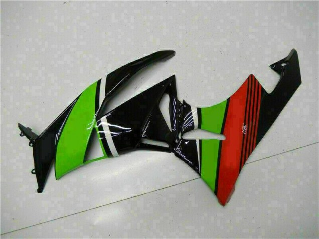 Preto Verde Vermelho Carenagem Moto Kawasaki ZX6R 09-12 Preto Verde Vermelho Carenagem Moto Kawasaki ZX6R 09-12