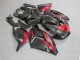 Preto Vermelho Abs Carenagem Moto Kawasaki ZX14R ZZR 1400 06-11 Preto Vermelho Abs Carenagem Moto Kawasaki ZX14R ZZR 1400 06-11