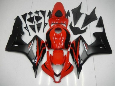 Preto Vermelho Abs Kits Carenagem Moto Honda CBR 600RR 07-08