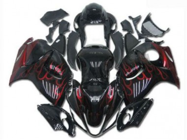 Preto Vermelho Abs Kits Carenagem Moto Suzuki GSXR 1300 Hayabusa 08-19