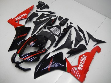 Preto Vermelho Abs Kits Completos Carenagem Moto Aprilia RSV4 09-15