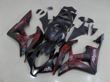 Preto Vermelho Abs Kits Completos Carenagem Moto Honda CBR 600RR 07-08
