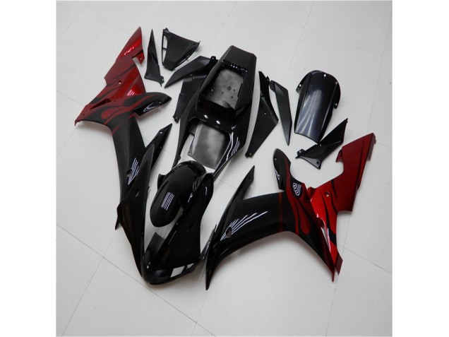 Preto Vermelho Abs Kits Completos Carenagem Moto Yamaha R1 04-06