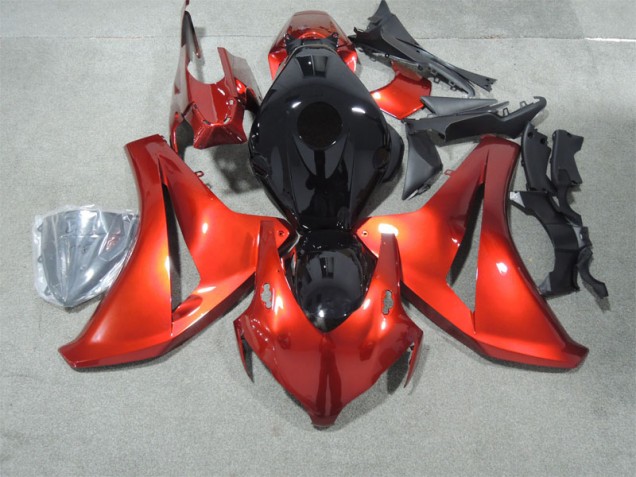 Preto Vermelho Abs Moto Plástico Honda CBR 1000RR 08-11
