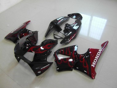 Preto Vermelho Abs Moto Plásticos Honda CBR 900RR 919 98-99