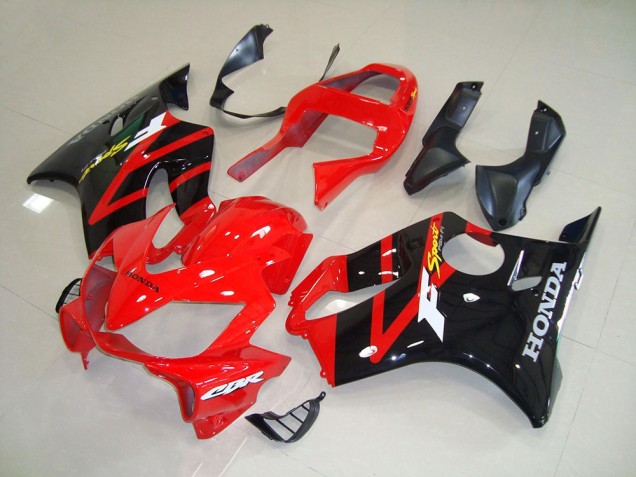 Preto Vermelho Carenagem Moto Honda CBR 600 F4i 01-03 Preto Vermelho Carenagem Moto Honda CBR 600 F4i 01-03