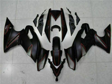 Preto Vermelho Carenagem Moto Kawasaki EX650 12-16