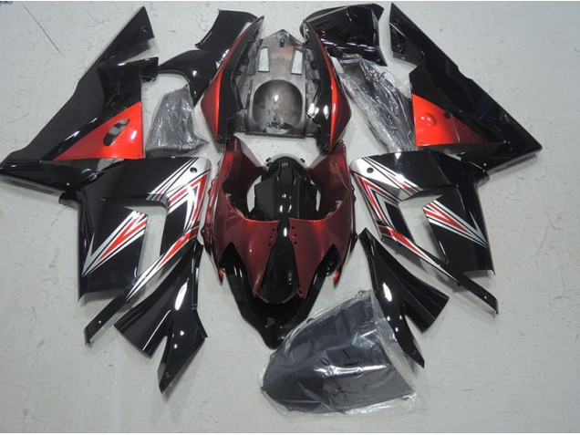 Preto Vermelho Carenagem Moto Kawasaki ZX10R 03-05 Preto Vermelho Carenagem Moto Kawasaki ZX10R 03-05