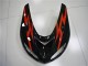 Preto Vermelho Carenagem Moto Kawasaki ZX10R 06-07