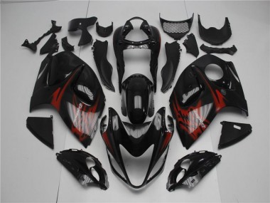 Preto Vermelho Carenagem Moto Suzuki GSXR 1300 Hayabusa 08-19