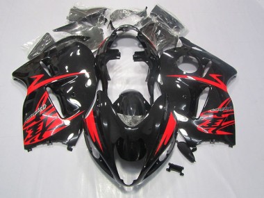 Preto Vermelho Carenagem Moto Suzuki GSXR 1300 Hayabusa 96-07