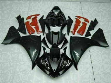 Preto Vermelho Carroçaria Moto Yamaha R1 09-11