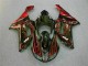Preto Vermelho Chama Kit Carenagem Moto Kawasaki ZX6R 07-08 Preto Vermelho Chama Kit Carenagem Moto Kawasaki ZX6R 07-08