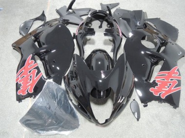 Preto Vermelho Decalque Carenagem Moto Suzuki GSXR 1300 Hayabusa 96-07