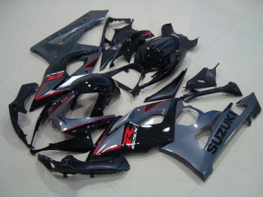 Preto Vermelho Decalques Carenagem Moto Suzuki GSXR 1000 K5 05-06