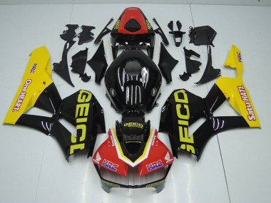 Preto Vermelho HRC Carenagem Moto Honda CBR 1000RR 12-16