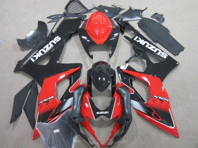 Preto Vermelho Injeção Kit Carenagem Moto Suzuki GSXR 1000 K5 05-06 Preto Vermelho Injeção Kit Carenagem Moto Suzuki GSXR 1000 K5 05-06