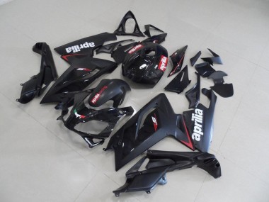 Preto & Vermelho Listra Carenagem Moto Aprilia RS 125 06-11