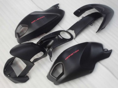 Preto Vermelho Monster Injeção Kits Carenagem Moto Ducati Monster 696 08-12