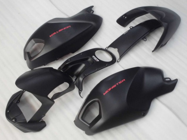 Preto Vermelho Monster Injeção Kits Carenagem Moto Ducati Monster 696 08-12