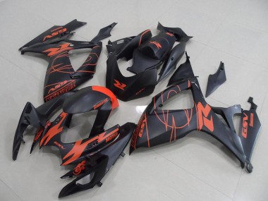 Preto Vermelho Moto Plástico Suzuki GSXR 750 K6 06-07