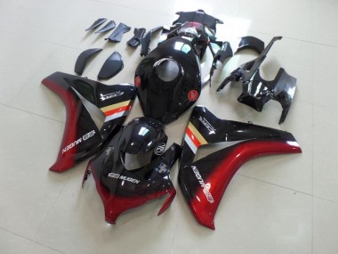 Preto Vermelho Mugen Abs Moto Plástico Honda CBR 1000RR 08-11