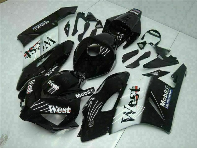 Preto West Carenagem Moto Honda CBR 1000RR 04-05