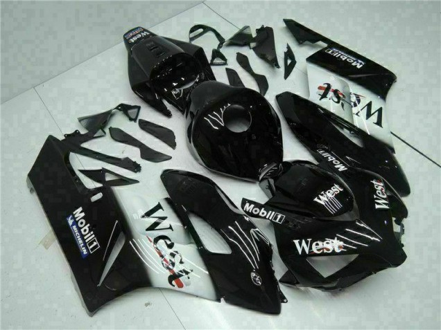 Preto West Carenagem Moto Honda CBR 1000RR 04-05