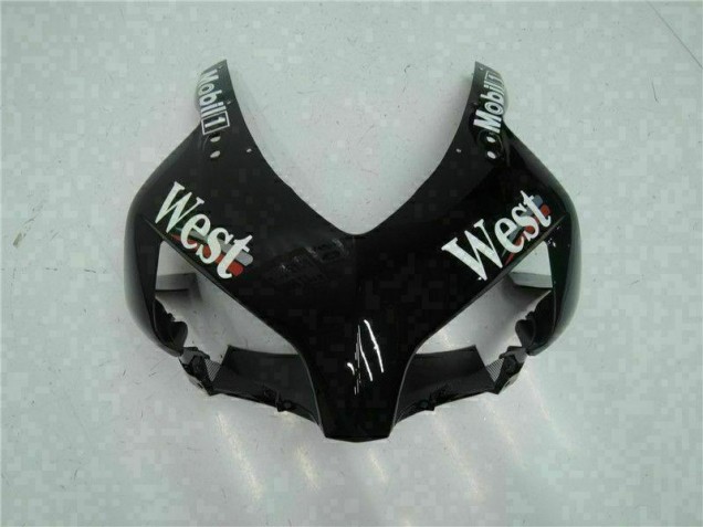 Preto West Carenagem Moto Honda CBR 1000RR 04-05