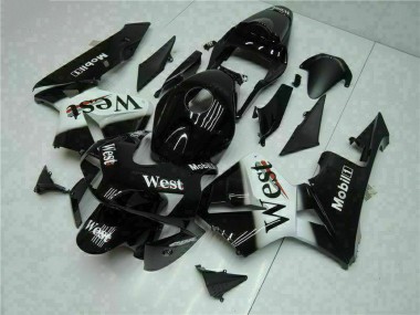 Preto West Carenagem Moto Honda CBR 600RR 03-04