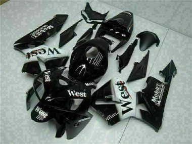 Preto West Carenagem Moto Honda CBR 600RR 05-06