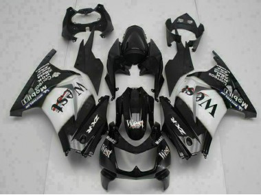 Preto West Carenagem Moto Kawasaki EX250 08-12