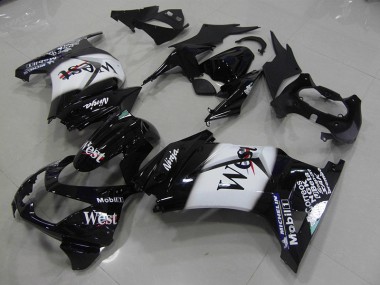 Preto West Carenagem Moto Kawasaki ZX 250R 08-12