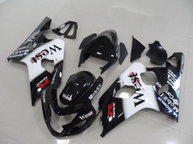 Preto West Carenagem Moto Suzuki GSXR 750 K4 04-05