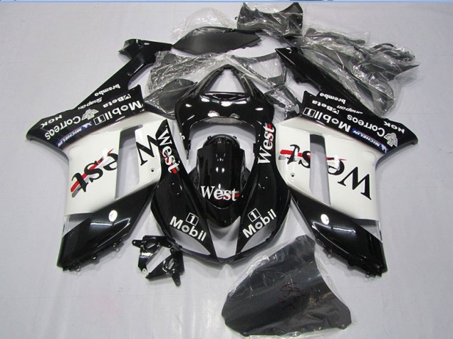 Preto West Mobil Carenagem Moto Kawasaki ZX6R 07-08 Preto West Mobil Carenagem Moto Kawasaki ZX6R 07-08