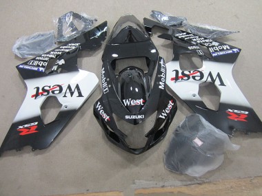 Preto West Mobil Carenagem Moto Suzuki GSXR 750 K4 04-05