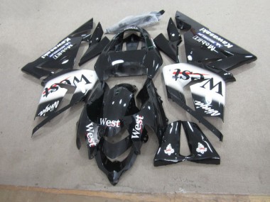 Preto West Ninja Carenagem Moto Kawasaki ZX10R 03-05